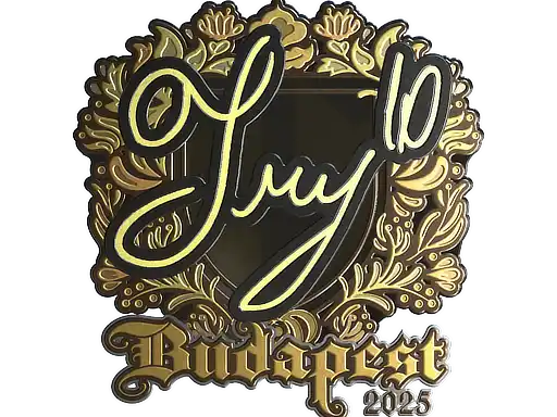 TRY (Gold) | Budapest 2025, autograph sticker