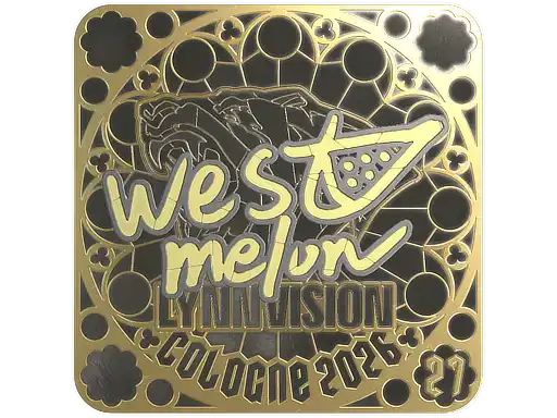 westmelon (Gold, Ranked) | Cologne 2026, autograph sticker