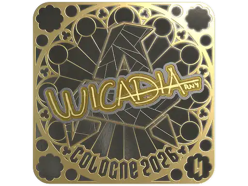 Wicadia (Gold, Ranked) | Cologne 2026, autograph sticker