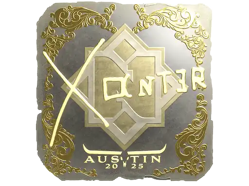 Xant3r (Gold) | Austin 2025, autograph sticker