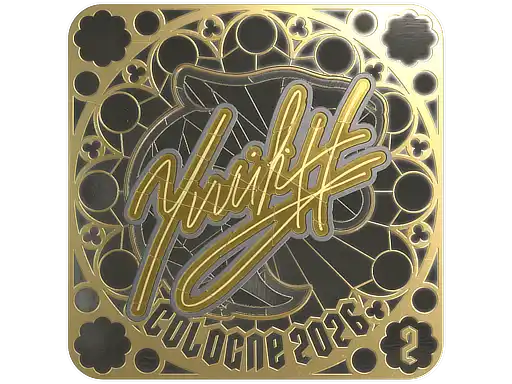 yuurih (Gold, Ranked) | Cologne 2026, autograph sticker