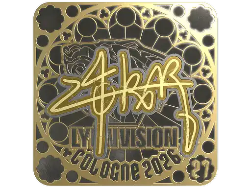 z4KR (Gold, Ranked) | Cologne 2026, autograph sticker