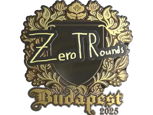 ztr (Gold) | Budapest 2025, autograph sticker