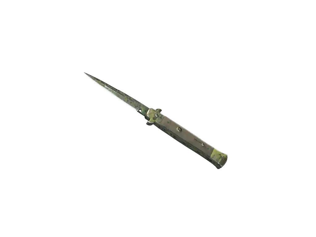 ★ Stiletto Knife | Boreal Forest (Battle-Scarred)