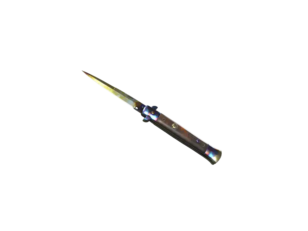 ★ Stiletto Knife | Case Hardened (Well-Worn) ★ Stiletto Knife | Case Hardened (Well-Worn)