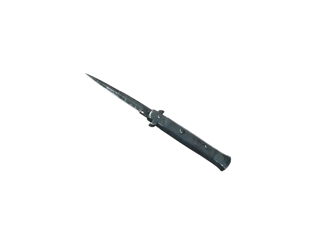 ★ Stiletto Knife | Night Stripe (Battle-Scarred)
