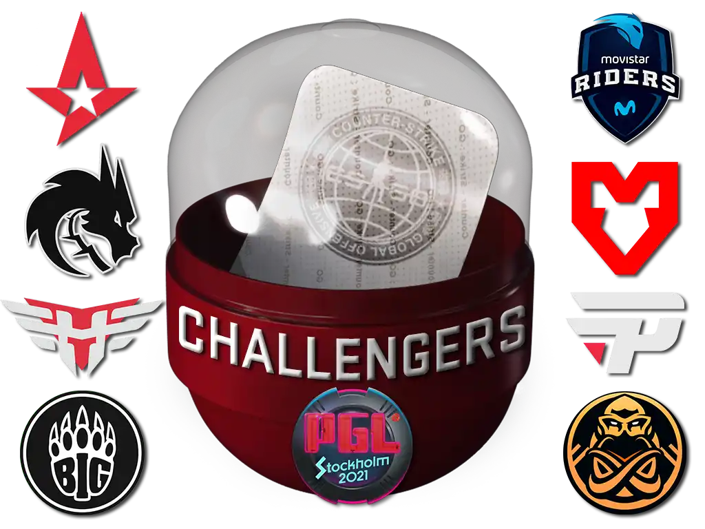 Stockholm 2021 Challengers Sticker Capsule Stockholm 2021 Challengers Sticker Capsule