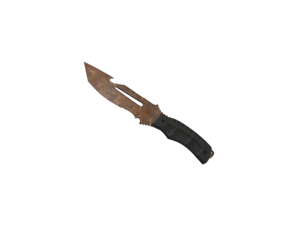 ★ Survival Knife | Rust Coat (Battle-Scarred)