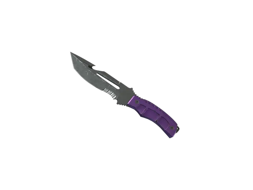 ★ Survival Knife | Ultraviolet (Battle-Scarred)