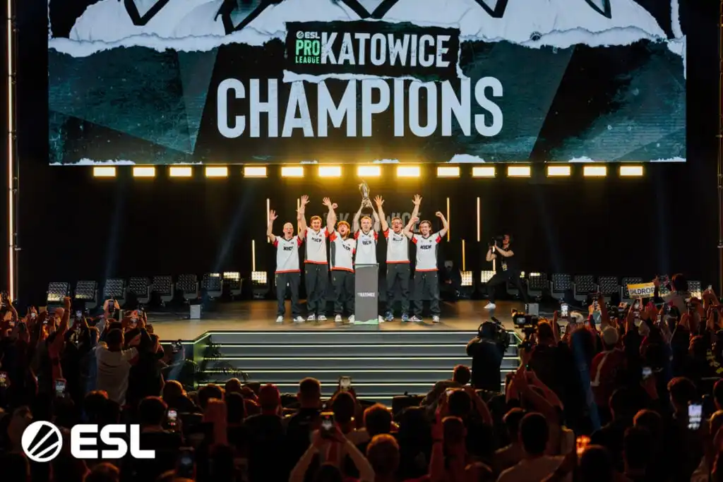 Image from ESL FACEIT Group's post "Team Vitality Crowned ESL Pro League Season 24 Champions Following the League’s Return to the Big Stage in Katowice"
